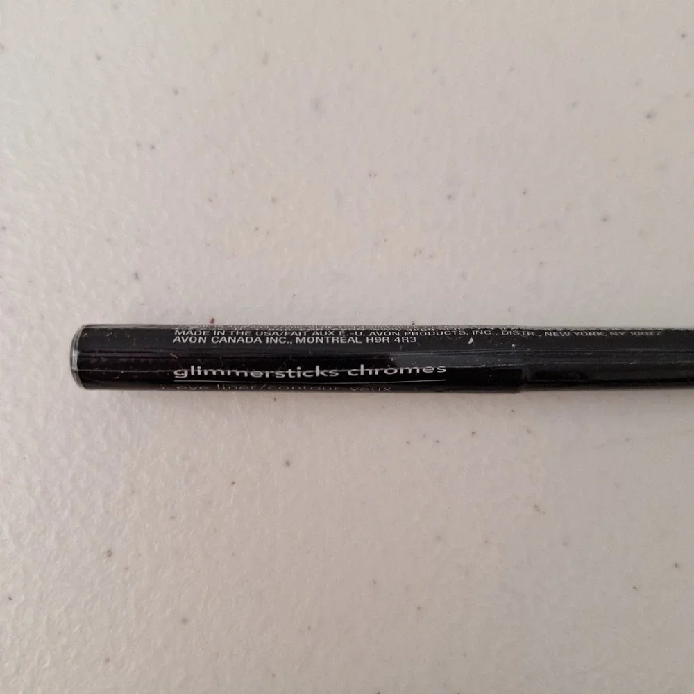 4 Set AVON GLIMMERSTICKS CHROMES EYE LINER - Vivid Grey- G13 - New Sealed